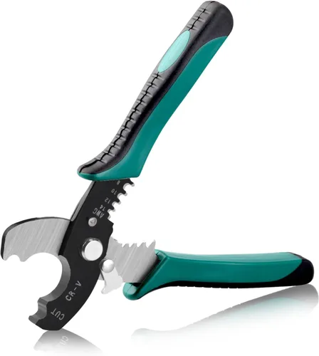 Vista 10 de SPEEDWOX Pelacables automático 3 en 1, herramienta de prensado de corte de pelado de cables, herramienta de prensado de cables universal de mano