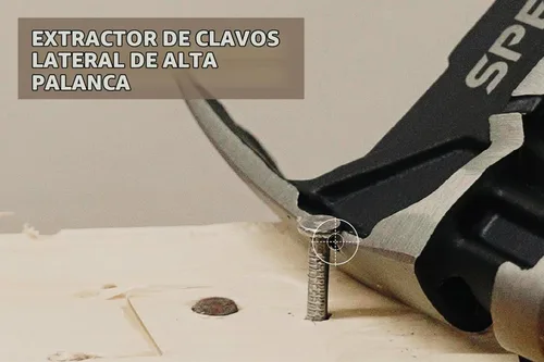 Vista 4 de Spec Ops Tools Martillo de Clavos, 16 Oz, Garra de Extracción, Cara Lisa, Agarre Absorbente de Impactos, 3% Donado a Veteranos