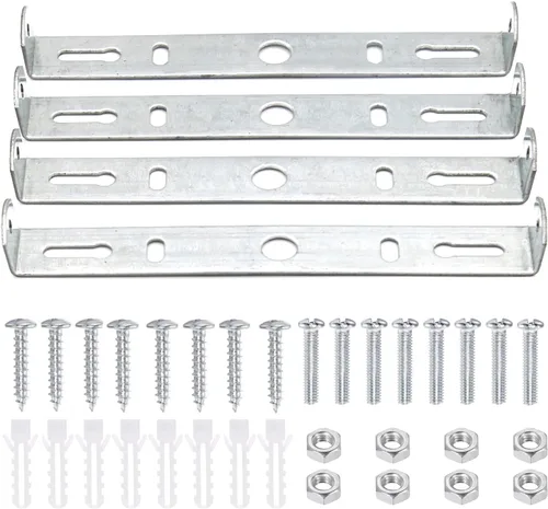 Vista 8 de 4 paquetes de soporte de montaje universal para luminarias cuadradas, soporte de montaje de placa de luz de techo de 3 pulgadas para pared, soporte