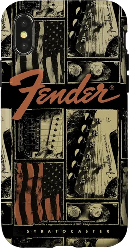 Vista 5 de Fender Funda vintage Stratocaster Americana Distressed Collage para iPhone 17