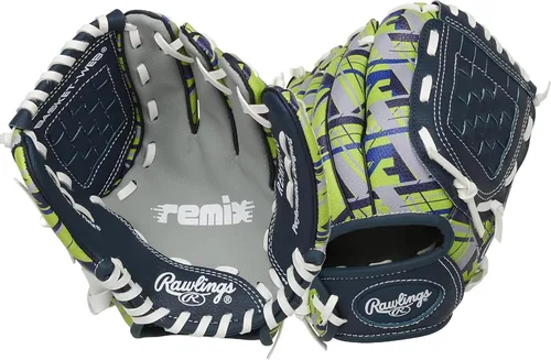 Vista 6 de Rawlings Remix T-Ball & Youth Baseball/Softbol Guante Tallas 9" - 10.5