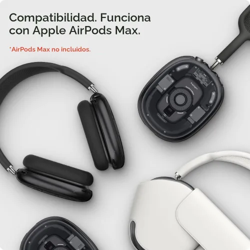 Vista 3 de Spigen Ultra Hybrid Pro - Funda protectora para Airpods Max, diseño Zero One