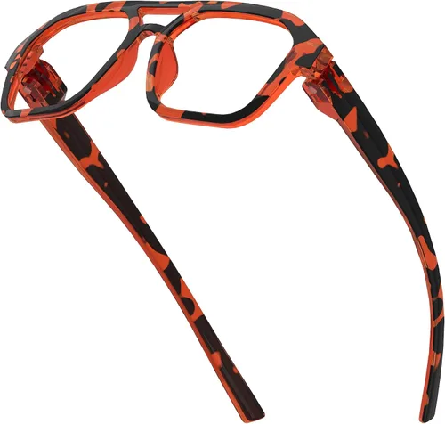 Vista 34 de Eyekepper Gafas de luz azul para hombre y mujer, paquete de 6 lentes Pilot