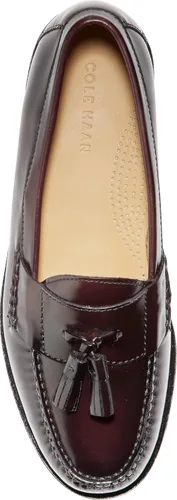 Vista 3 de Cole Haan Mocasines con borlas para hombre, Negro