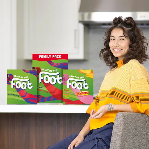 Vista 8 de Fruit by the Foot Snacks con sabor a frutas, Starburst, paquete variado, 6 unidades (paquete de 8)