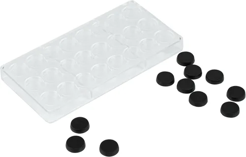 Vista 47 de Restaurantware Pastry Tek Molde para Barra de Chocolate de 10.8 x 5.3 Pulgadas 1 Molde de Chocolate Apto para Lavavajillas - 4 Cavidades Molde