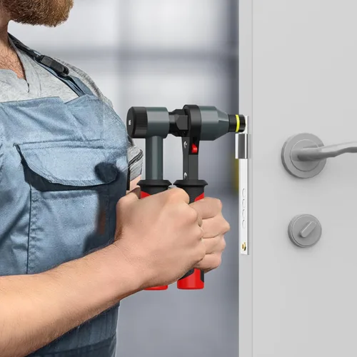 Vista 8 de TOLRET Kit de Herramienta para Tuerca Remachable Kit de Tuerca Remachable, Kit de Herramienta Rivnut con 10 Mandriles Métricos y SAE, Kit Surtido