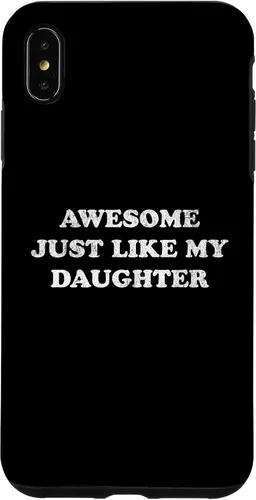 Vista 11 de Awesome Just Like My Daughter Funny for Mom or Dad Parent Case for iPhone 17