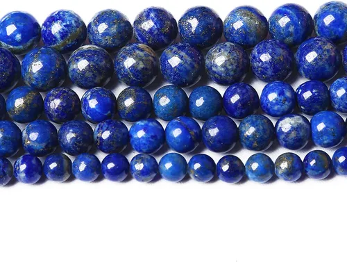 Vista 49 de 4mm 90 piezas Cuentas de piedra natural de turquesa africana para hacer joyería Cuentas sueltas de gemas redondas para pulseras, collares, aretes