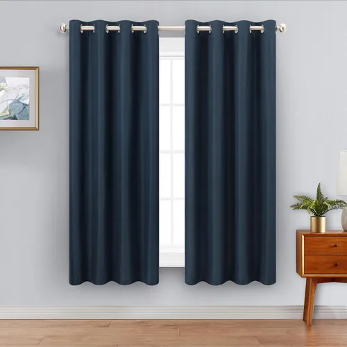 Vista 16 de Nautica Cortinas opacas para el hogar, Providence Ultimate Blackout Classics, cortinas térmicas de privacidad para dormitorio o sala de estar, juego