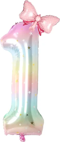 Vista 7 de Globos de feliz cumpleaños con números grandes de papel de aluminio, globos de cumpleaños con números, globos de feliz cumpleaños para decoración