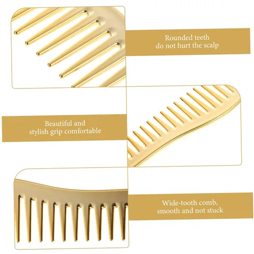 Vista 6 de NOLITOY Peines para hombres Peine para el cabello con cepillo de dientes anchos para el cuidado diario