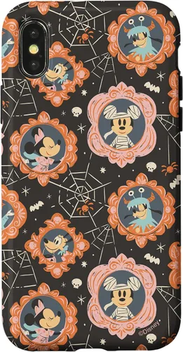 Vista 5 de iPhone 16 Disney Mickey Mouse & Pals Spooky Cute Halloween Frames Case