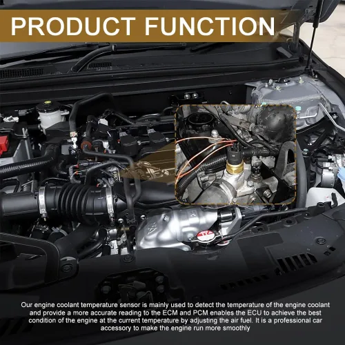 Vista 3 de Sensor de temperatura del refrigerante del motor, Sensor de temperatura del aceite, Sensores de termostato de temperatura del agua, Accesorios