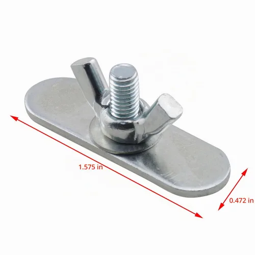 Vista 2 de Kit de ventilación de CA deslizante ajustable, tornillos en forma de mariposa, kit de ventana de aire acondicionado portátil, piezas de accesorios