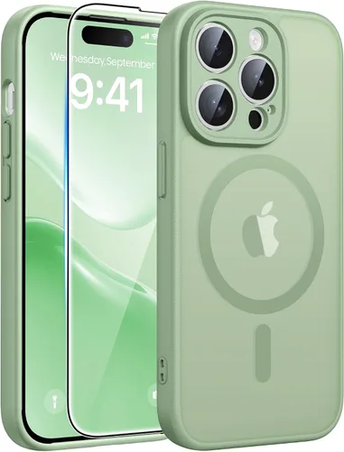 Vista 22 de FNTCASE para Samsung Galaxy Z Fold 7 Estuche Magnético: Funda de Teléfono Celular con Textura Mate Translúcida, Protección contra Caídas de Grado