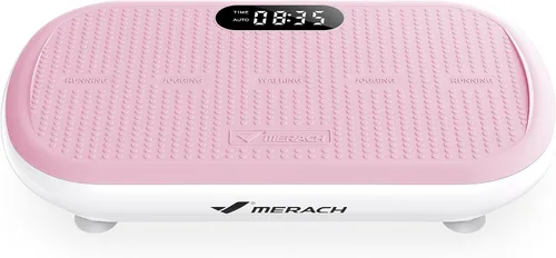 Vista 9 de MERACH - Máquina de plataforma vibratoria para ejercicio, capacidad de 440 libras, Bluetooth y pedal de silicona, estimula la grasa profunda