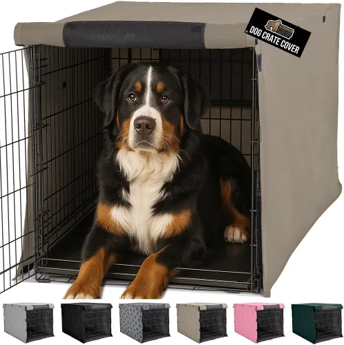 Vista 43 de GORILLA GRIP - Fundas para jaula de perro, cubierta de alambre para perrera Compatible con jaulas para perros de Amazon Basics, cubierta