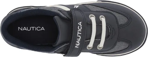 Vista 5 de Nautica Zapatos deportivos para niños, con correa ajustable, correas elásticas, zapatos casuales para niños y niñas (bebéniño pequeño)
