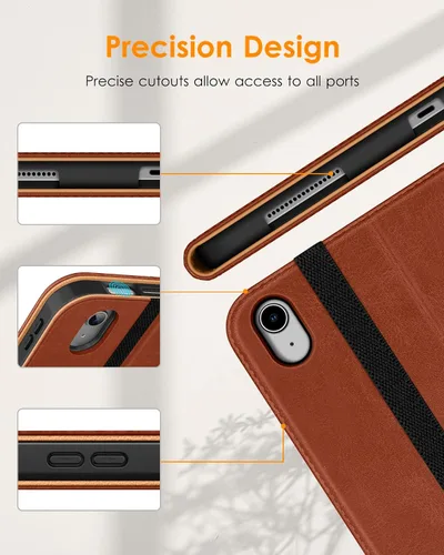 Vista 6 de DTTO Funda para iPad (A16) de 11ª generación de 11 pulgadas 2025, Funda para iPad de 10ª generación de 10.9 pulgadas 2022, Funda con soporte tipo