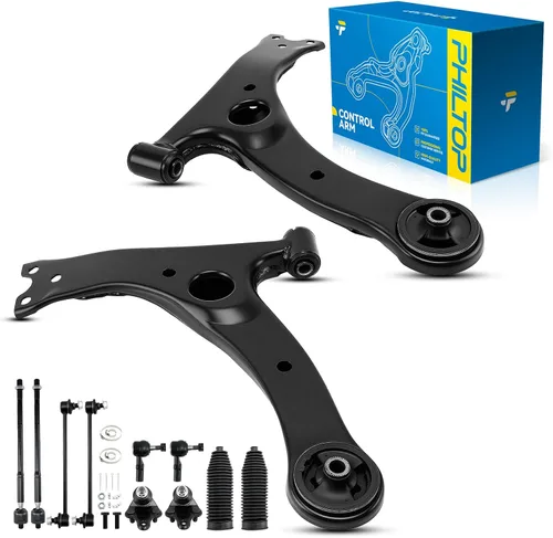 Vista 193 de PHILTOP 6 piezas de brazo de control delantero inferior con barra estabilizadora de rótula para Nissan Rogue 2014-2020 Rogue Sport 2017-2022 Qashqai