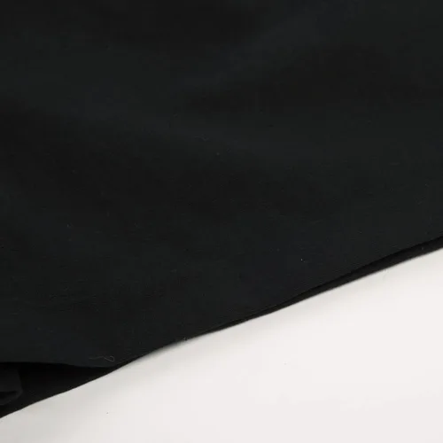Vista 6 de Belle Poque Bermudas para mujer, cintura elástica, pantalones cortos de pierna ancha con bolsillos y cinturones Negro