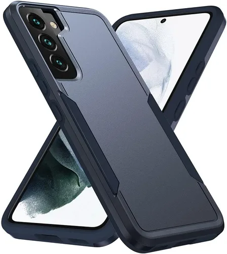 Vista 7 de Funda para Samsung Galaxy S22 Ultra, amortiguador+duradera+funda a prueba de golpes para Galaxy S22 Ultra, azul
