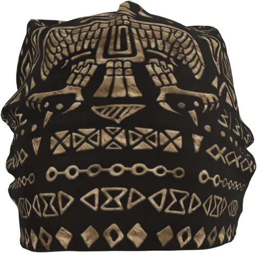 Vista 18 de Gorro africano holgado de invierno, gorro de punto casual para hombres y mujeres