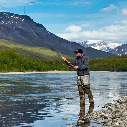 Vista 7 de Paramount Outdoors Deep Eddy - Vadeador de pesca transpirable con cremallera y calcetines de pecho