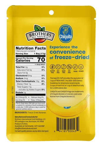 Vista 2 de Bocadillo Crocantes de manzana Fuji de Brothers-All-Natural