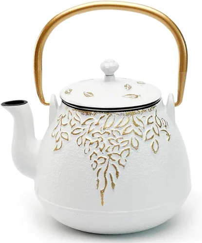 Vista 12 de Toptier Mini Tetera Pequeña, Tetera de Hierro Fundido Súper Pequeña para Estufa, Hervidor de Té Japonés del Tamaño de la Palma de la Mano Seguro
