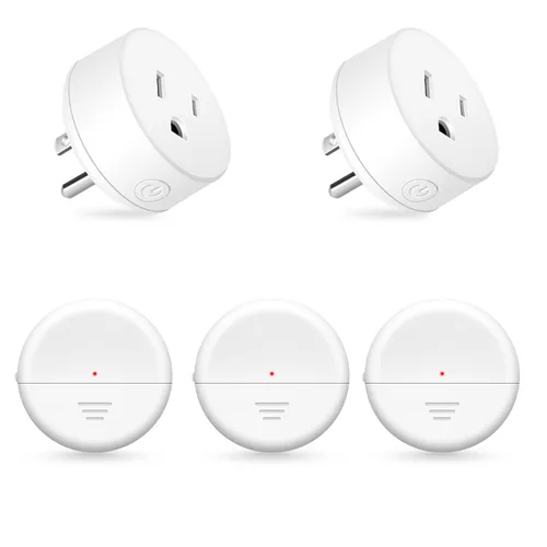 Vista 39 de NineLeaf - Enchufe de salida de control remoto, interruptor de luz de encendido y apagado inalámbrico desmontable 500FT Light Plug Decorator