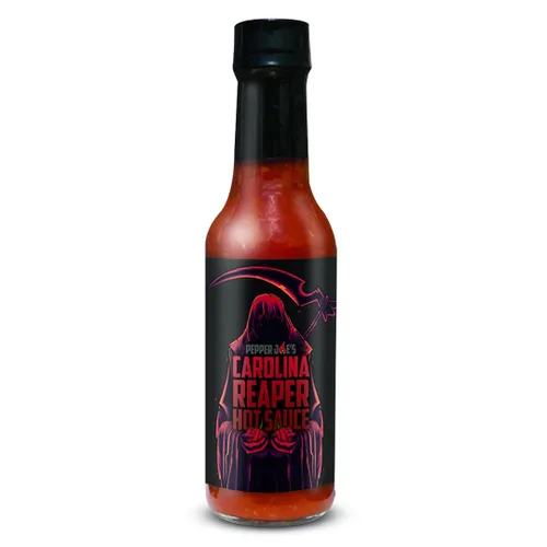 Vista 13 de Pepper Joe's Blueberry Reaper - Salsa picante de Carolina Reaper de primera calidad, hecha con chile y arándanos maduros más calientes del mundo, 5