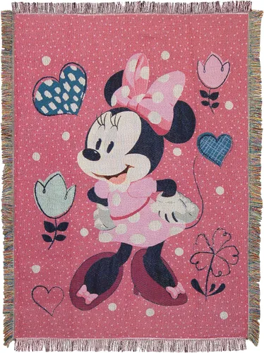 Vista 4 de Northwest - Manta de tapiz tejida de Mickey Mouse, 48 x 60 pulgadas, Get Set Go