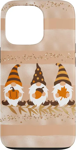 Vista 10 de Fall Autumn Gnomes Phone Case Modern Pastel Cute Beige Case for iPhone 17