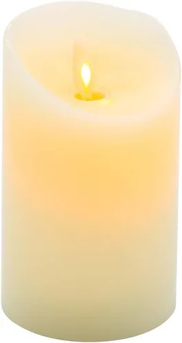 Vista 11 de Fire Tek - Vela de pilar sin llama de 3 x 8.7 pulgadas, 1 vela LED programable, llama bailarina, para el hogar, bodas y fiestas, vela blanca