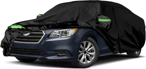Vista 10 de Fundas impermeables para automóvil de repuesto para Subaru Ascent 2019-2025, 6 capas para todo clima, cubierta de automóvil de ajuste personalizado