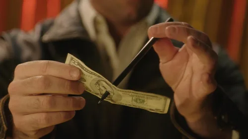 Vista 2 de Magic Makers Bolígrafo de Truco Misterioso que Atraviesa Dólar Efecto Accesorio