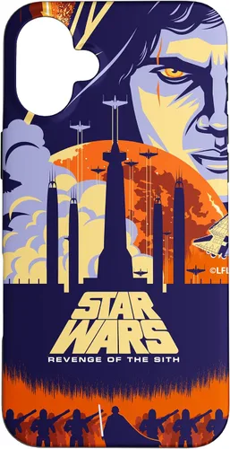 Vista 23 de Star Wars Funda con póster de película ilustrada La venganza de los Sith para iPhone 17