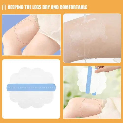 Vista 9 de PRETYZOOM 10pcs Thigh Chafing Patches Anti-Friction Protective Stickers Sweat-Resistant Soft Gel for Women’s Inner Thighs Summer Use Preventing