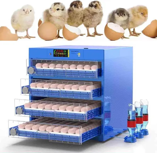Vista 10 de 56-392 Egg Incubator with Automatic Egg Turning and Water Filling, Humidity Control Temperature Incubator for Hatching Chicken, Duck, Goose and Bird