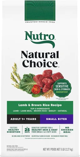 Vista 12 de Nutro Natural Choice Small Bites - Alimento seco para perros, pollo y arroz, 30 libras