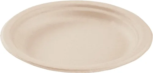 Vista 5 de Karat Earth Platos de papel desechables compostables de 6 pulgadas, paquete de 1000