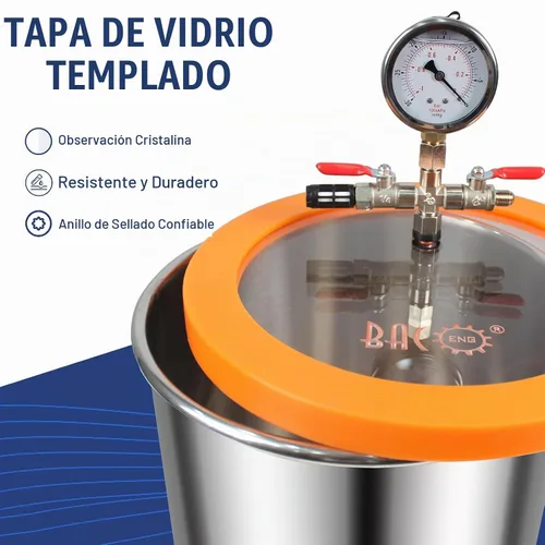 Vista 2 de BACOENG kit de cámara de vacío con bomba de vacío para HVAC