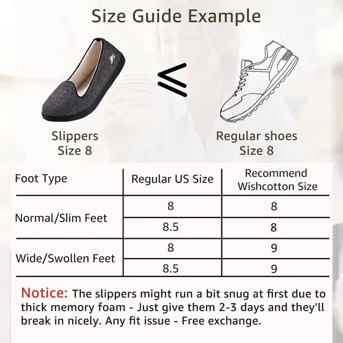 Vista 6 de Pantuflas livianas transpirables con suela antideslizante Wishcotton