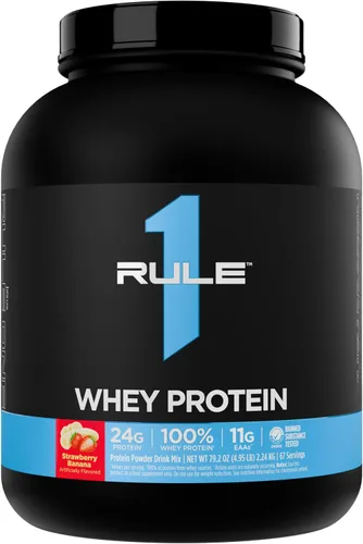 Vista 36 de Rule 1 Proteins Whey Protein Powder, Salted Carmel, 27 Servings
