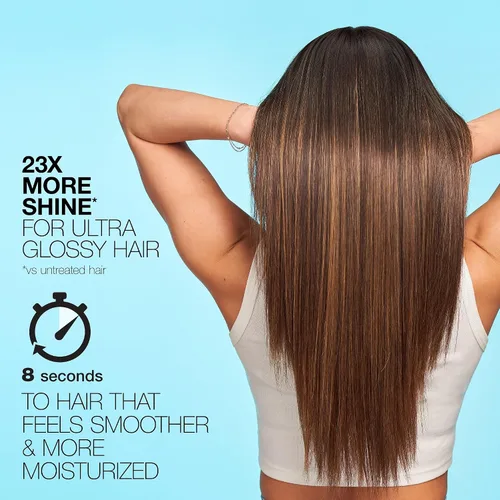 Vista 4 de SexyHair Healthy Gloss N' Glow - Enjuague acondicionador ácido ligero, 6.5 onzas líquidas Aumenta el brillo en 23 veces Todo tipo de cabello