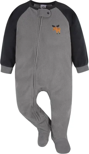 Vista 3 de Gerber Baby Boys' Flame Resistant Fleece Footed Pajamas 2-pack