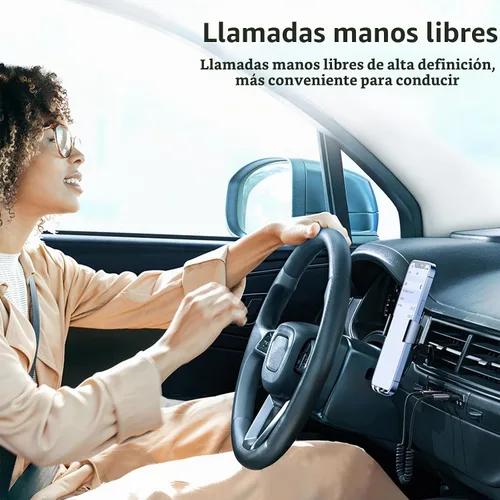 Vista 6 de Mcdodo Adaptador Bluetooth auxiliar 5.3 con micrófono incorporado calidad de CD Transmisión 10M Receptor Bluetooth USB 2.0 a 0.138 in Kit de coche