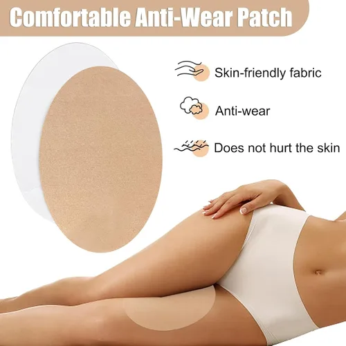 Vista 5 de Parches de cinta de fricción antirozaduras, cinta de protección contra rozaduras, parche de fricción interior del muslo, almohadillas adhesivas